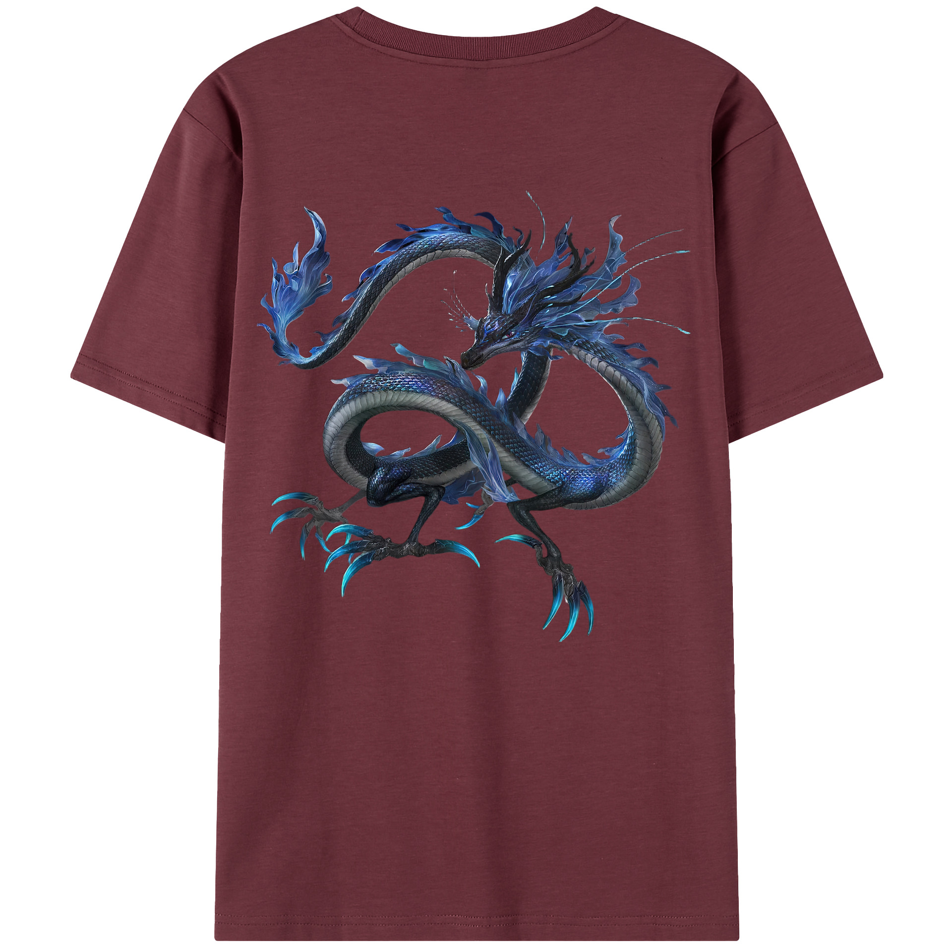 （画像用） Ne Zha 2 ナタ 魔童の大暴れ 綿100％半袖Tシャツ（背面プリント）